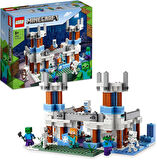 Lego® Minecraft® Buz Kalesi 21186-8 Yaş Ve Üzeri Çocuklar Için İskeletli Oyuncak Yapım Seti (499 Par