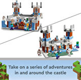 Lego® Minecraft® Buz Kalesi 21186-8 Yaş Ve Üzeri Çocuklar Için İskeletli Oyuncak Yapım Seti (499 Par