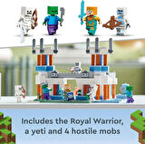 Lego® Minecraft® Buz Kalesi 21186-8 Yaş Ve Üzeri Çocuklar Için İskeletli Oyuncak Yapım Seti (499 Par