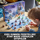 Lego® Star Wars™ Yılbaşı Takvimi 2023 75366-6 Yaş Ve Üzeri Star Wars Seven Çocuklar Için 9 Karakter 