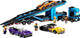 Lego City Spor Arabalı Araç Taşıma Kamyonu 60408-7 Yaş Ve Üzeri Çocuklar Için 4 Araç İçeren Yaratıcı