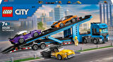Lego City Spor Arabalı Araç Taşıma Kamyonu 60408-7 Yaş Ve Üzeri Çocuklar Için 4 Araç İçeren Yaratıcı