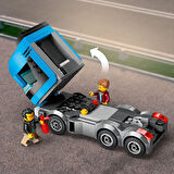 Lego City Spor Arabalı Araç Taşıma Kamyonu 60408-7 Yaş Ve Üzeri Çocuklar Için 4 Araç İçeren Yaratıcı