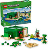 Lego Minecraft Kaplumbağa Plaj Evi 21254-7 Yaş Ve Üzeri Macera Oyunları Seven Çocuklar İçin 3 Adet L