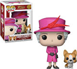 Pop The Royal Family - Queen Elizabeth Ii With Corgi Funko Pop! Vinil Figür (Uyumlu Pop Kutusu Koruy