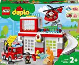 Lego® Duplo® Kurtarma İtfaiye Merkezi Ve Helikopter 10970 - Çocuklar İçin Yaratıcı Oyuncak Yapım Set