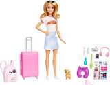 Barbie Seyahatte Bebeği Ve Aksesuarları, 3 Yaş Ve Üzeri, Hjy18