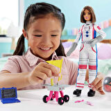 Barbie 65. Yıldönümü Bebeği Ve 10 Aksesuar, Esmer Bebekli Astronot Seti, Rolling Rover, Flipping Shi