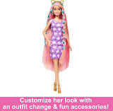 Barbie Upuzun Muhteşem Saçlı Bebekler Pembe Saçlı Bebek, Oyuncak