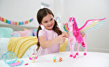 Barbie Rosa Pegasus 10 Aksesuarlı Köpek Yavrusu Dahil, Kanatlı At Oyuncağı, Işıklı Ve Sesli, Sihir D