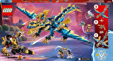 Lego® Ninjago® Element Ejderhası İmparatoriçe Robotuna Karşı 71796 Oyuncak Yapım Seti (1038 Parça)