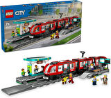 Lego City Şehir Merkezi Tramvay İstasyonu 60423-7 Yaş Ve Üzeri Oyuncak Tren Ve Araç Meraklıları Için