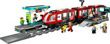 Lego City Şehir Merkezi Tramvay İstasyonu 60423-7 Yaş Ve Üzeri Oyuncak Tren Ve Araç Meraklıları Için