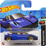 Hot Wheels - ´17 Pagani Huayra Roadster - Hw Roadsters 2/10 - Hkk08 - Short Card - Koyu Mavi - Matte