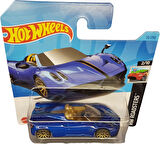 Hot Wheels - ´17 Pagani Huayra Roadster - Hw Roadsters 2/10 - Hkk08 - Short Card - Koyu Mavi - Matte