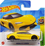 Hot Wheels - Koenigsegg Gemera - Hw Exotics 4/10 - Hkh95 - Short Card - Supersportwagen - Sarı - Mat