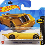 Hot Wheels - Batman: The Animated Series - Batman 5/5 - Hkj76 - Short Card - Dc - Gold Metallic - Ma