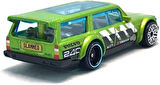 Hot Wheels - Volvo 240 Drift Wagon - Hw Slammed 4/5 - Hkj07 - Short Card - Yokohama - Yeşil Metalik 
