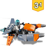 Lego Creator 3’Ü 1 Arada Siber İnsansız Hava Aracı 31111-6 Yaş Ve Üzeri Çocuklar İçin Siber İnsansız