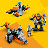 Lego Creator 3’Ü 1 Arada Siber İnsansız Hava Aracı 31111-6 Yaş Ve Üzeri Çocuklar İçin Siber İnsansız