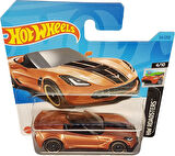 Hot Wheels - Corvette C7 Z06 Convertible - Hw Roadsters 4/10 - Hkk10 - Short Card - Gm - Copper Meta