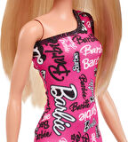 Şık Barbie - Sarışın Pembe Elbiseli