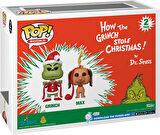 Funko Pop! Kitaplar: Grinch Noel'I Nasıl Çaldı - Grinch Ve Max, 2'Li Paket