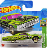 Hot Wheels - Layin´Lowrider - Hw Slammed 3/5 - Hkj08 - Short Card - Açık Yeşil Metalik - Mattel 2023