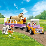 Lego Friends At Ve Midilli Römorku 42634-4 Yaş Ve Üzeri Çocuklar Için Liann Ve Zoya Minifigürü İçere