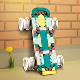 Lego Creator Retro Paten 31148-8 Yaş Ve Üzeri Çocuklar Için Mini Kaykay Ve Kasetçalar Model Seçenekl