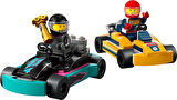 Lego City Go-Kartlar Ve Yarış Sürücüleri 60400-5 Yaş Ve Üzeri Için Yarışçı Minifigürü İçeren Yaratıc