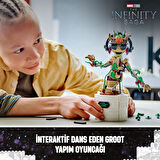 Lego Marvel Dans Eden Groot 76297 – 10 Yaş Ve Üzeri Süper Kahraman Severler İçin Hareketli Galaksini