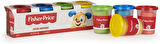 Fisher Price Oyun Hamuru, Sarı, Yeşil, Kırmızı, Mavi Hamur, 4'Lü Paket - (4 X 100 Gr)