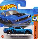 Hot Wheels - ´18 Dodge Challenger Srt Demon - Muscle Mania 6/10 - Hkj54 - Short Card - Mopar - Mavi 