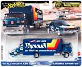 Hot Wheels Premium Car Culture Team Transport Flf56-Hrv38 '70 Plymouth Aar Cuda & Sakura Sprinter