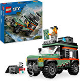 Lego City 4X4 Arazi Dağ Arabası 60447-6 Yaş Ve Üzeri Çocuklar Için Yaratıcı Oyuncak Yapım Seti, Doğu