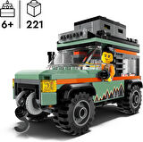 Lego City 4X4 Arazi Dağ Arabası 60447-6 Yaş Ve Üzeri Çocuklar Için Yaratıcı Oyuncak Yapım Seti, Doğu