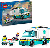 Lego City Acil Yardım Ambulansı 60451 - Model Araç Seven 5 Yaş Üzeri Çocuklar Için Yaratıcı Oyuncak 