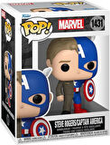 Funko Pop! Marvel: Split - Kaptan Amerika/Steve Rogers