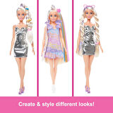 Barbie® Upuzun Muhteşem Saçlı Bebekler-Saç Tasarım Oyun Seti, 3Y+, Jct72