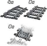 Lego City Raylar 60205 -5 Yaş Ve Üzeri Çocuklar Için City Setleriyle Uyumlu Yaratıcı Oyuncak Yapım S