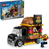 Lego City Hamburger Kamyonu 60404-5 Yaş Ve Üzeri Için Yaratıcı Oyuncak Yapım Seti (194 Parça)