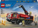 Lego City Havaalanı İtfaiye Kamyonu 60499 – 7 Yaş Ve Üzeri Çocuklar Için 4 İtfaiyeci Minifigürü Ile 
