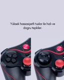 Yüksek Hassasiyetli Kablosuz Oyun Kolu PC ve Mobil Uyumlu