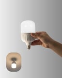 Elektrik Kesintileri İçin Şarjlı LED Ampul W E Beyaz Işık