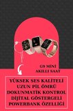 Aksesuar Hediyeli Akıllı Saat ve Dijital Göstergeli Powerbankli Bluetooth Kulaklık