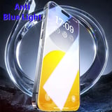 Baseus Crystalline iPhone  Pro Max Full Koruma Anti Mavi Işık Tempered Cam Ekran Koruyucu-()