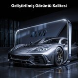 Baseus Crystalline iPhone  Pro Max Full Koruma Anti Mavi Işık Tempered Cam Ekran Koruyucu-()