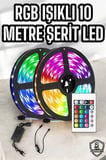 Yeni Nesil RGB Işıklı Metre Şerit Led Kumandalı Şarj Edilebilir