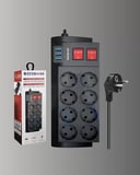 Termal Korumalı 8 Prizli 3 USB’li Uzatma Kablosu Yeni Nesil